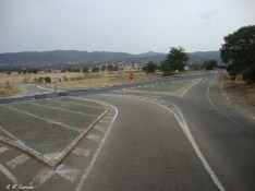Primer cruce viniendo de Cortegana Aroche