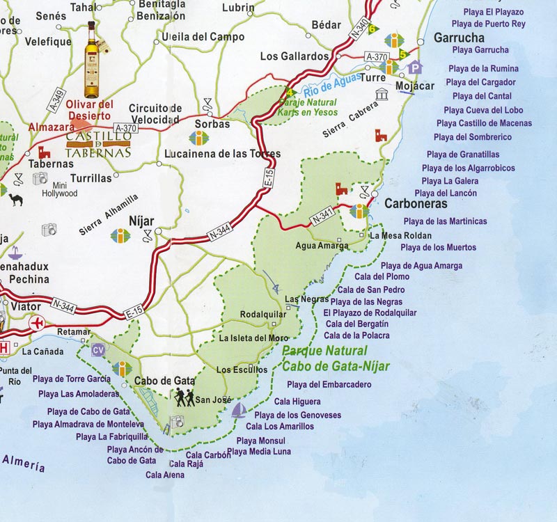 Playas del P. N. Cabo de Gata-Nijar